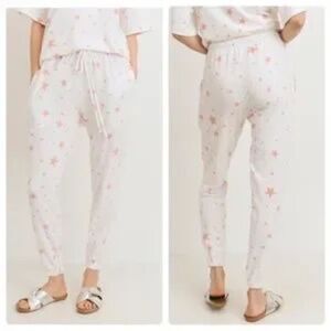 Coral Star Joggers